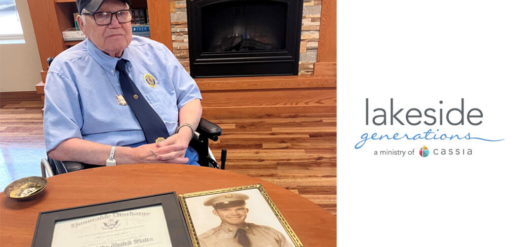 Lloyd Erickson, a resident at Lakeside Generations in Dassel, MN, is a proud US Army veteran. He served in active duty from Sept. 19, 1956 to June 28, 1958, and in the reserves until Oct. 31, 1962.