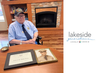 Lloyd Erickson, a resident at Lakeside Generations in Dassel, MN, is a proud US Army veteran. He served in active duty from Sept. 19, 1956 to June 28, 1958, and in the reserves until Oct. 31, 1962.